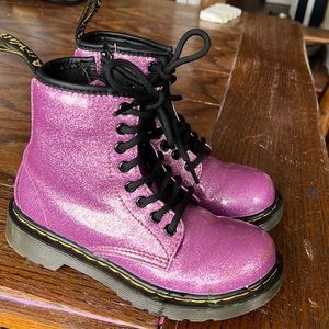 Dr. Martens Zavala Combat Lace up boot (little kid)